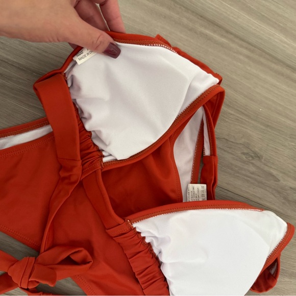 Vibrant Rust Bikini Set - Picture 2 of 4